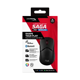 HyperX Pulsefire Saga Pro Wireless Gaming Mouse (Black)