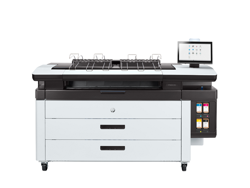 HP PageWide XL 4200 40-in Multifunction Printer with Top Stacker