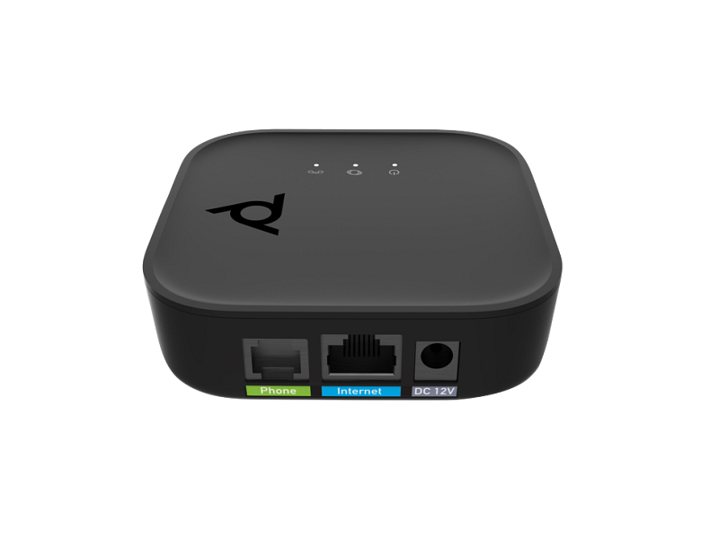 Poly ATA 400 1FXS Voice Port VoIP Adapter with Open SIP and Power
