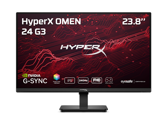 HyperX OMEN 23.8 inch FHD 240Hz Gaming Monitor - OMEN 24 G3