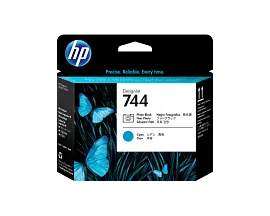 HP 744 Photo Black/Cyan DesignJet Printhead, F9J86A