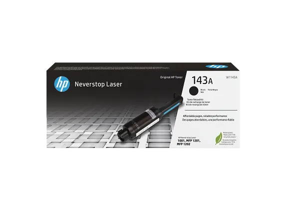 HP Laser Toner Cartridges and Kits, HP 143A Black Original Neverstop Toner Reload Kit