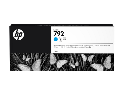 HP 792 775-ml Cyan Latex Ink Cartridge