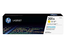 HP 201A Yellow Original LaserJet Toner Cartridge, CF402A