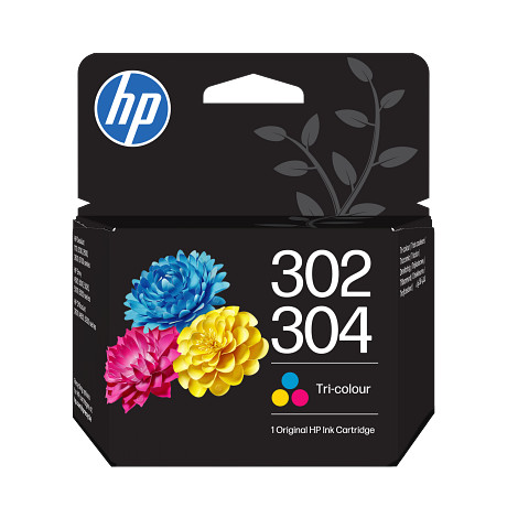 HP 302/304 B7RT6AE háromszínű eredeti tintapatron Deskjet 1110 2130 3630 26xx 37xx Envy 4520 OfficeJet 3830 4650 (100 old.)