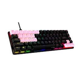 HyperX Rubber Keycaps - Gaming Accessory Kit - Pink (US Layout)