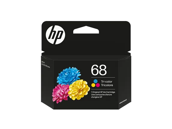 Ink Supplies, HP 68 Tri-Color Original Ink Cartridge, 7FP20TN