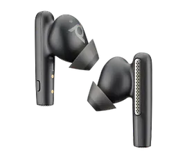 Poly Voyager Free 60+ UC Carbon Black Earbuds +BT700 USB-C Adapter +Touchscreen Charge Case
