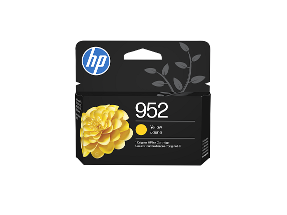 Photos - Ink & Toner Cartridge HP 952 Yellow Original Ink Cartridge, L0S55AN#140 L0S55AN#140