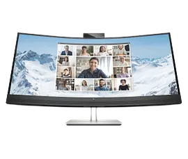 HP E34m G4 WQHD Curved USB-C Conferencing Monitor