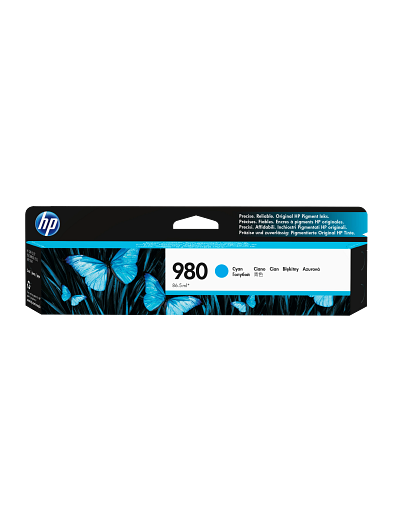 HP 980 Cyan Original Ink Cartridge for US Government
