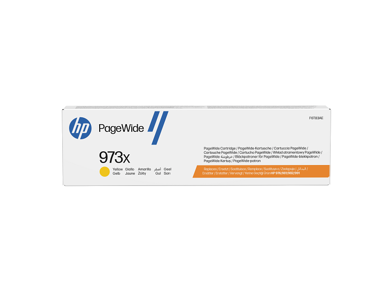 HP 973X High Yield Yellow Original PageWide Cartridge | HP® Middle