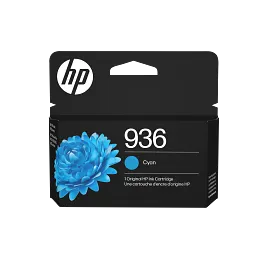 HP 936 Cyan Original Ink Cartridge, 4S6U9LN