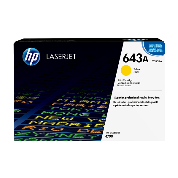 HP LaserJet 643A Yellow Print Cartridge