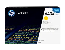 HP 643A Yellow Original LaserJet Toner Cartridge, Q5952A