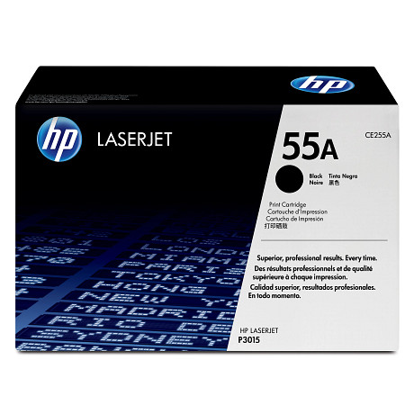 HP 55A CE255A Fekete toner / festékkazetta LaserJet P3015 Enterprise 500 MFP M525f nyomtatókhoz (6000 old.)