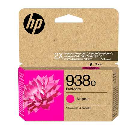 HP 938e 4S6Y0PE EvoMore Magenta Original Ink Cartridge