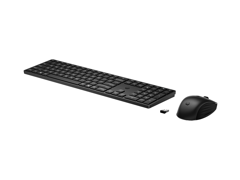 HP 650 Wireless Keyboard and Mouse Combo_Product__Product Only_Left facing