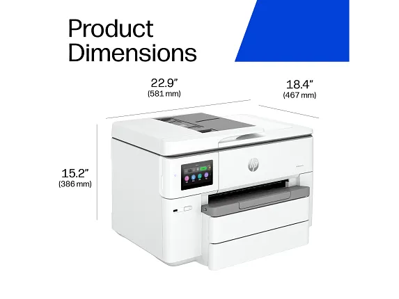 HP OfficeJet Pro 9730 Wide Format All-in-One Printer with 3 months
