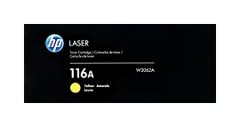 HP 116A Yellow Original Laser Toner Cartridge, W2062A