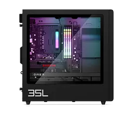 OMEN 35L Gaming Desktop GT16-0066m PC, Windows 11 Home, AMD Ryzen™ 7, 16GB RAM, 1TB SSD, NVIDIA® GeForce RTX™ 4060, Black