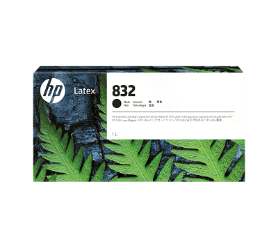 HP 832 1-liter Black Latex Ink Cartridge