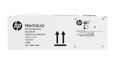 HP 881 Cyan/Black Latex Printhead