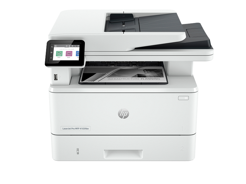 HP LaserJet Pro MFP 4103fdw Dark Basalt Catalog, Front