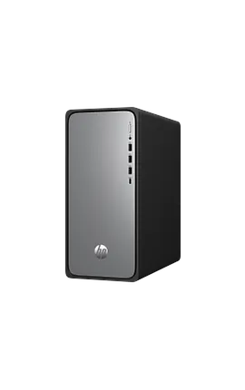 HP OmniDesk Desktop M02-0075t PC, Windows 11 Home, Intel® Core™ i7, 16GB RAM, 2TB SSD, Meteor silver