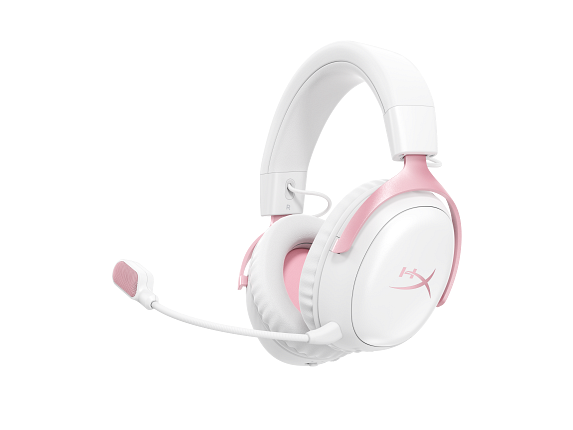 HyperX Cloud III S - Wireless Gaming Headset (White/Pink)