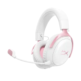 HyperX Cloud III S - Wireless Gaming Headset (White/Pink)