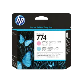 HP 774 Light Magenta/Cyan DesignJet Printhead, P2V98A