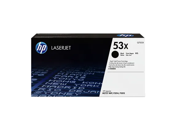 tani！HP HP® 53X High Yield Black LaserJet Toner Cartridge (Q7553X)