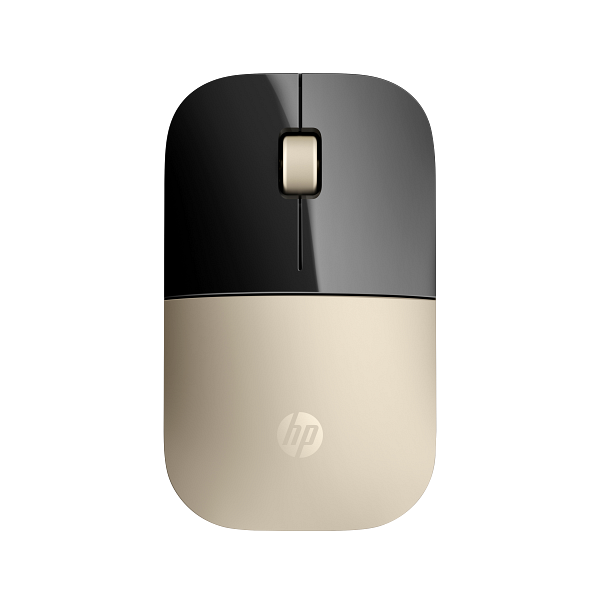 2c16 - HP Wireless Mouse Z3700 Modern Gold, matte/glossy finish Catalog, Top View