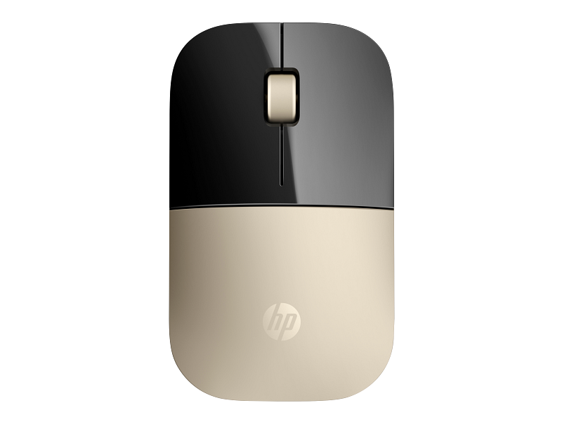 2c16 - HP Wireless Mouse Z3700 Modern Gold, matte/glossy finish Catalog, Top View