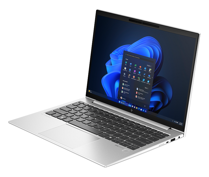 HP-EliteBook-830-G11-13Inch-NaturalSilver-NT-IRcam-FPR-CoreSet-Win11-WhiteBG-FrontLeftOpen