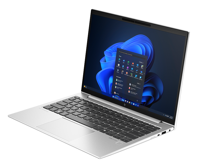 HP-EliteBook-830-G11-13Inch-NaturalSilver-NT-IRcam-FPR-CoreSet-Win11-WhiteBG-FrontLeftOpen