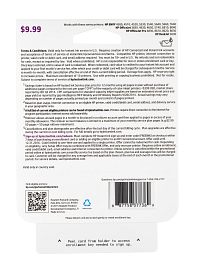 HP Instant Ink Enrollment Card - 300 page plan