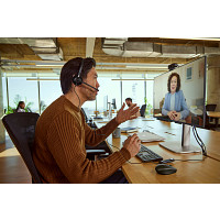 HP 783P5AA Poly EncorePro 520D Quick Disconnect technológiával ellátott binaurális digitális headset, TAA