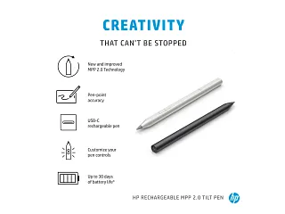 HP Rechargeable MPP2.0 Tilt Pen アクティブペン Amazon.com: Rechargeable MPP 2.0 Tilt Pen for HP