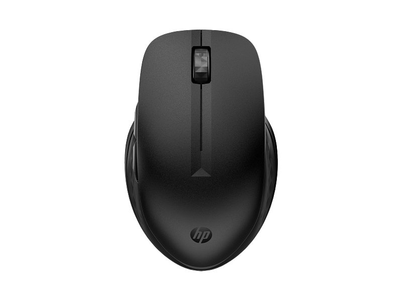 HP 435 Multi Device Wireless Mouse Commercial JetBlack Coreset Top Down