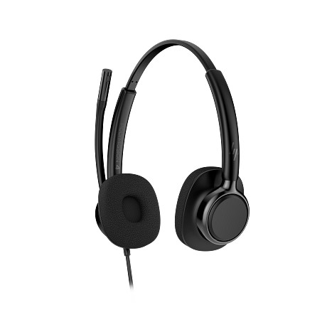 HP C01B3AA Poly Mission 425 Stereo USB Wired Headset Classic