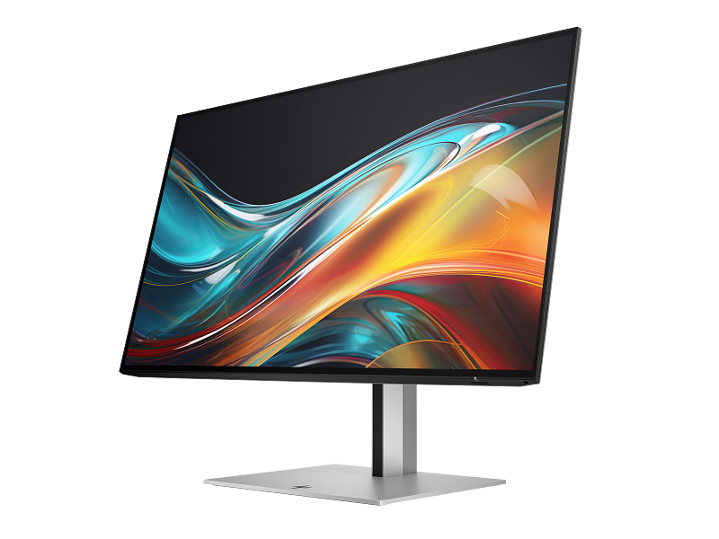 HP Series 7 Pro 23.8 Inch FHD Monitor-724pf PikeSilver CoreSet FrontLeft WhiteBg