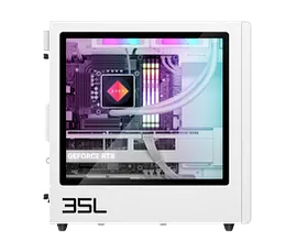 OMEN 35L Gaming Desktop GT16-0085t PC, Windows 11 Pro, Intel® Core™ Ultra 7, 32GB RAM, 2TB SSD, NVIDIA® GeForce RTX™ 4080 SUPER, Ceramic white