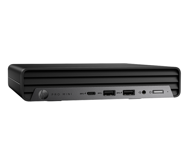 HP Pro Mini 400 G9 Desktop PC Refresh -2024 Catalog Horizontal WhiteBG FrontRight