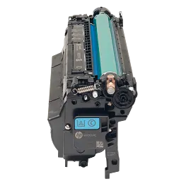HP 655A Cyan Original LaserJet Toner Cartridge, CF451A