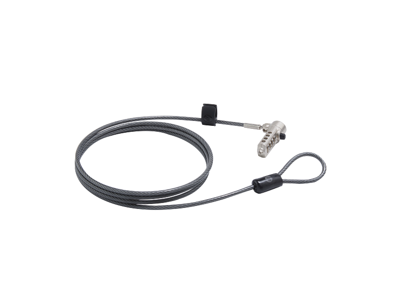 Candado De Seguridad Con Cable Para Portátil HP - Combinación De 4 Dígitos - Cable De 1.83 M