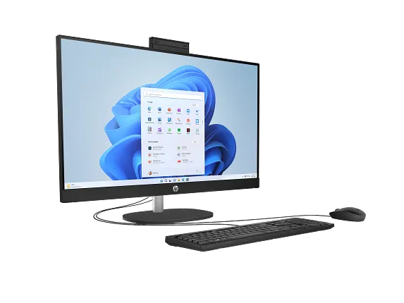 Series 4 of 4 HP Home Desktop PCs, HP All-in-One 27-cr0000t, 27"