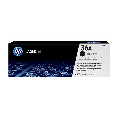 HP 36A CB436A Fekete toner / festékkazetta LaserJet P1505 M1522 M1120 nyomtató /MFPkhez (2000 old.)