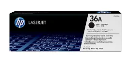HP 36A Black Original LaserJet Toner Cartridge, CB436A